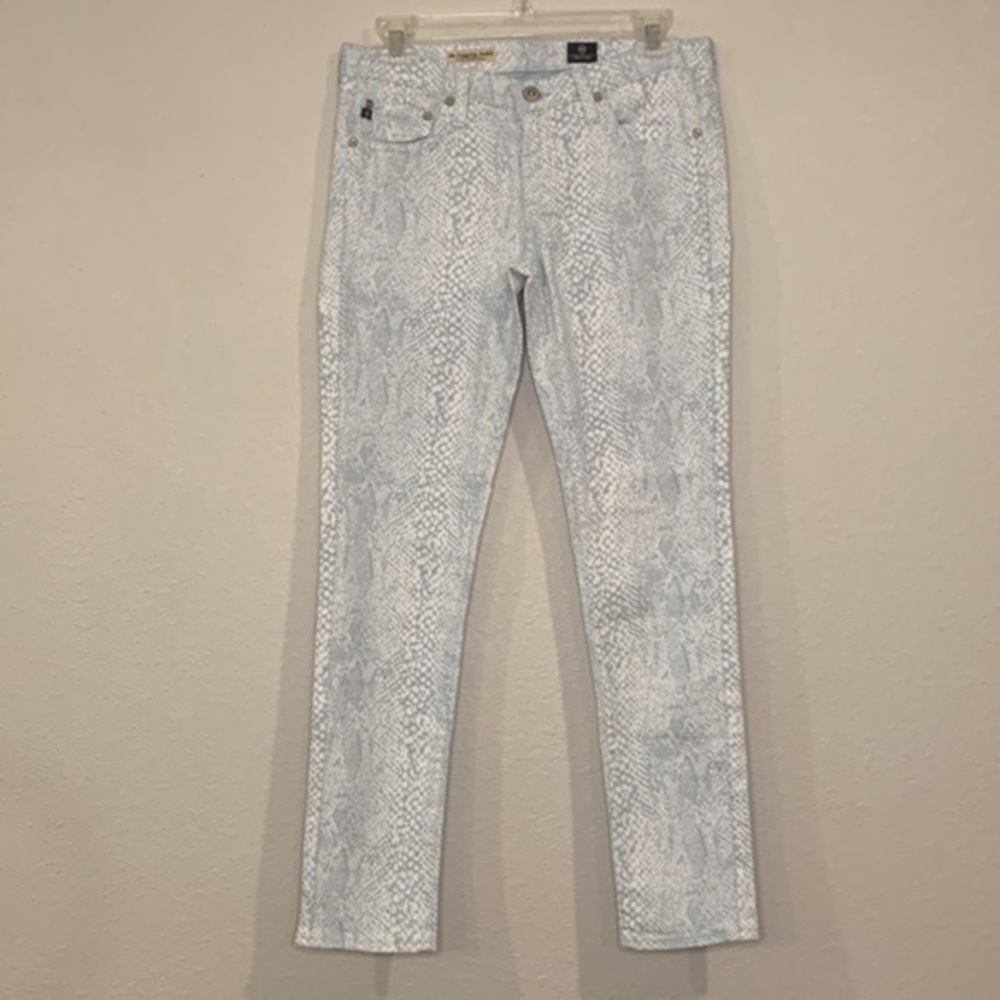 NWT | AG Adriano Goldschmied ‘The Legging Ankle’ skinny snake print jeans 29